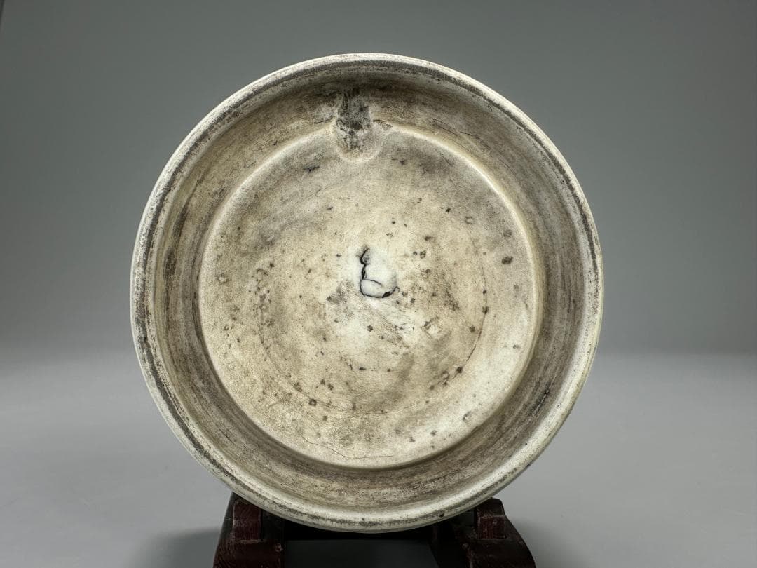 中国美術　清時代　文房具　香道具　青花花蝶文　染付　火入　硯 唐物 旧家蔵出し