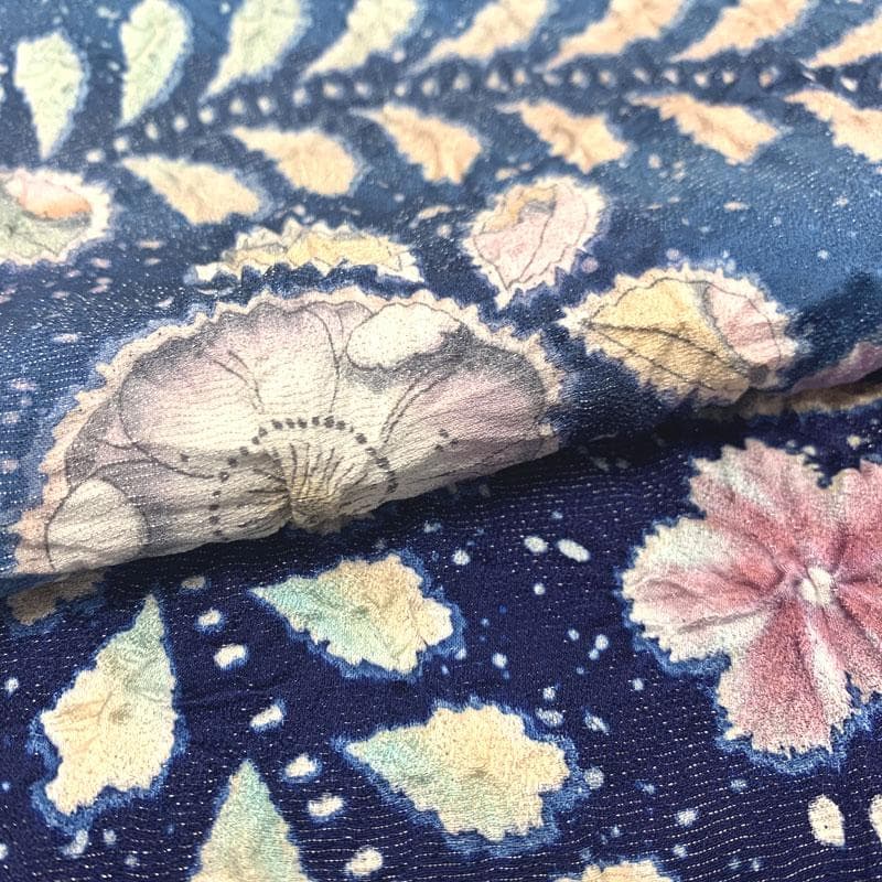 505z13,504y10,405u10,小物類,半衿〇振袖 辻が花絞り染〇