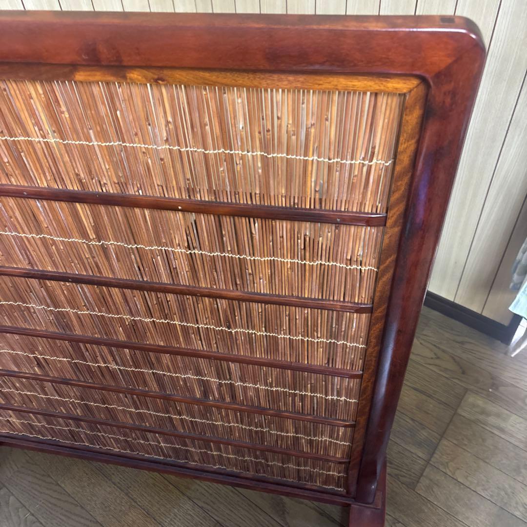 最終値下げ❗️伝統工芸品 間仕切り 家具 衝立 天然木 パーテーション よしず