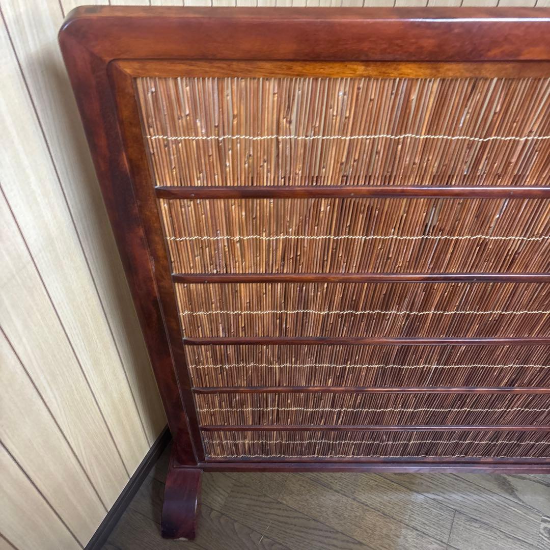 最終値下げ❗️伝統工芸品 間仕切り 家具 衝立 天然木 パーテーション よしず