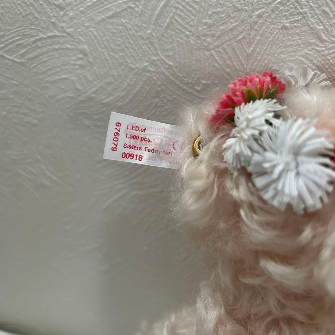 シュタイフテディベア　SISTERS ヴィンテージ　ぬいぐるみ　白タグ限定品