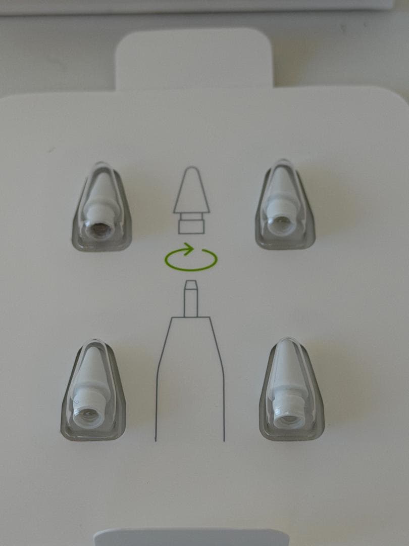 Apple Pencil（第2世代）純正 替え芯4個付 箱あり MU8F2J/A