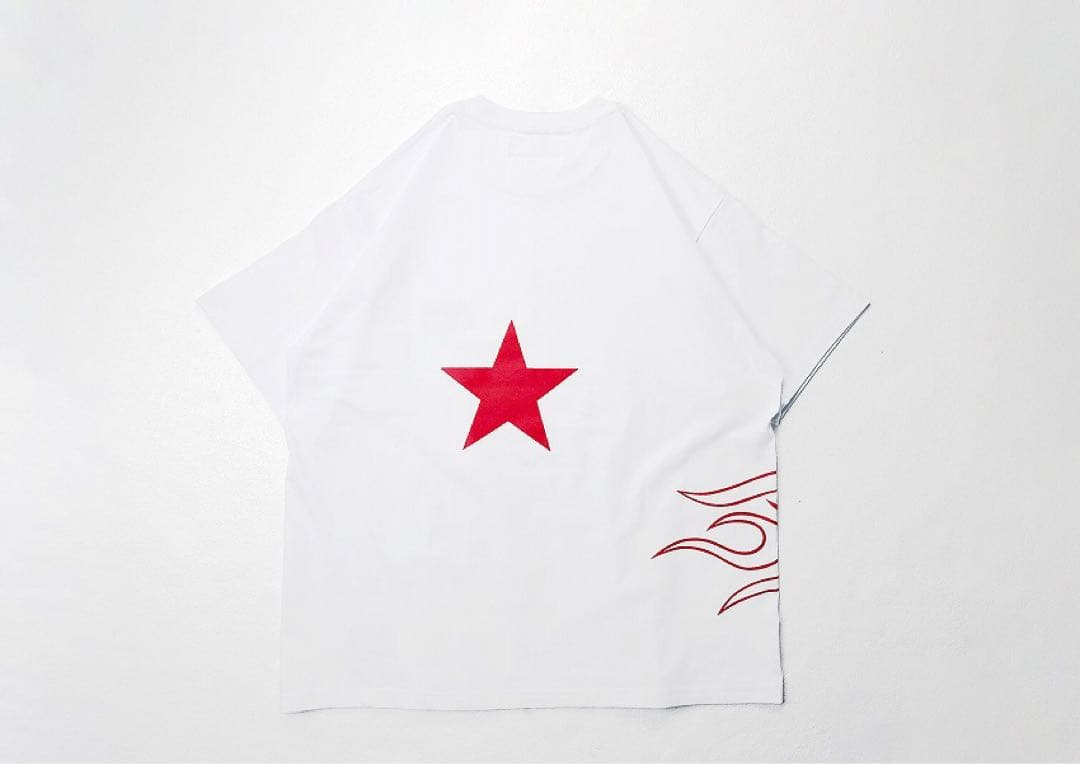 新品　MandM FIRE TEE whiz limited ホワイト