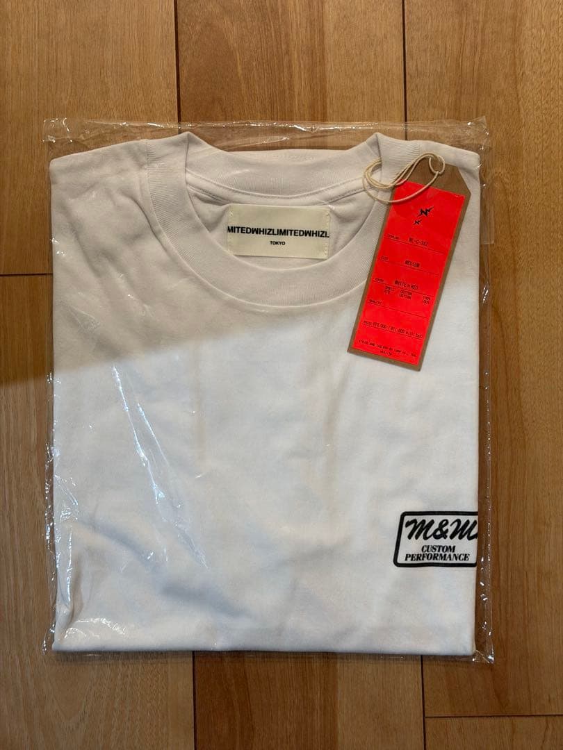 新品　MandM FIRE TEE whiz limited ホワイト