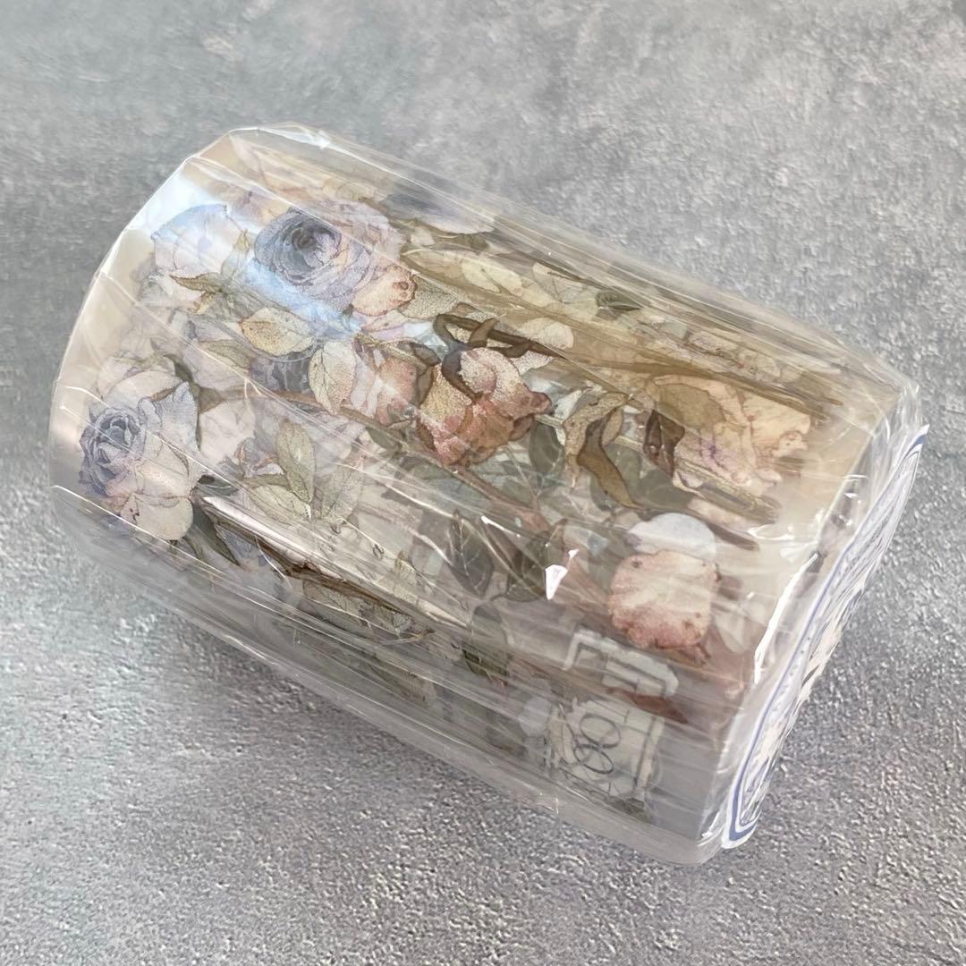 百仓家手帐《玫瑰园冰川》海外マスキングテープ　マステ 【1460】