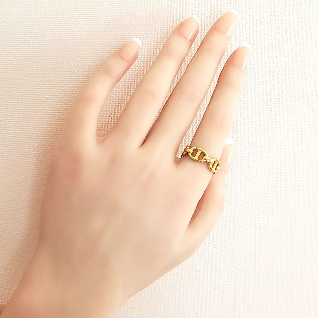 本日限定セール❕DIOR【箱・袋・紙袋・チャーム付】 CD Navyリング10号