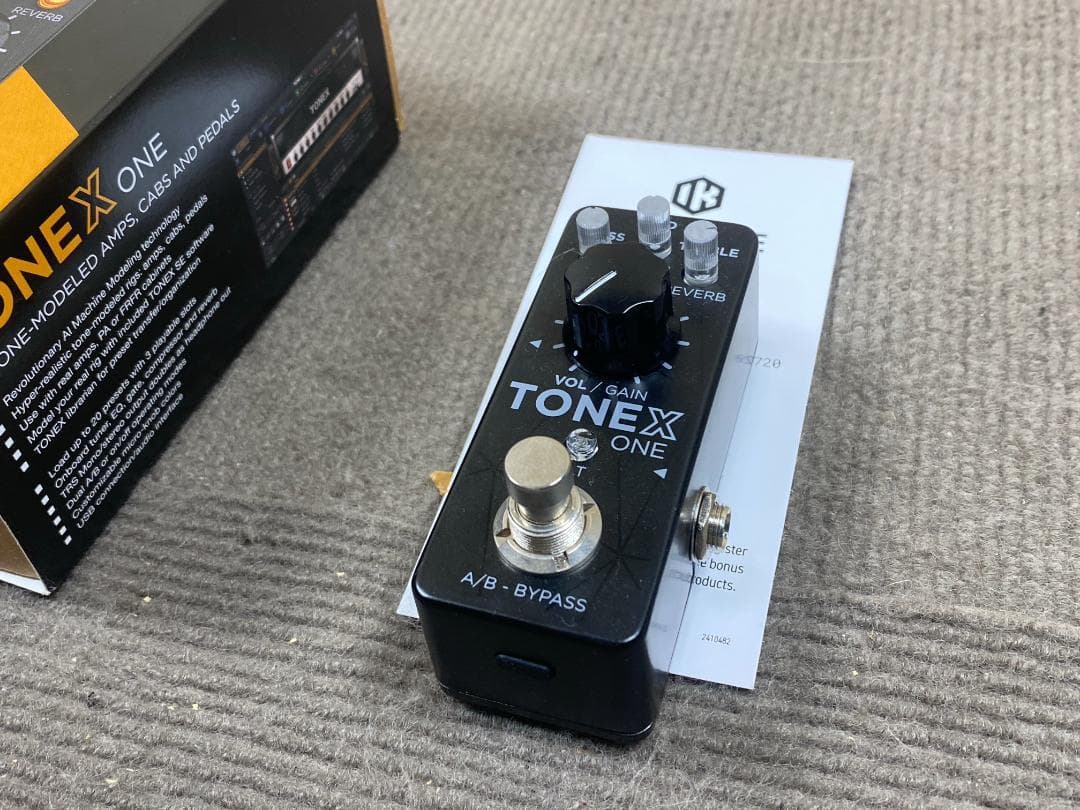 612 ik multimedia TONEX ONE アンプシミュレーター