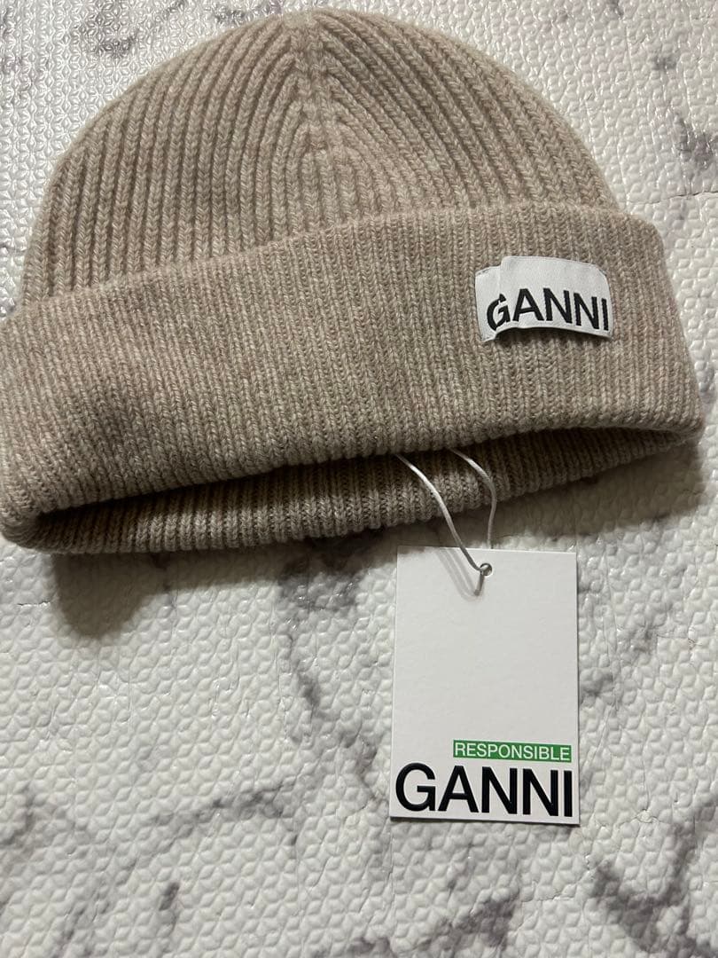 GANNI Structured ニット帽