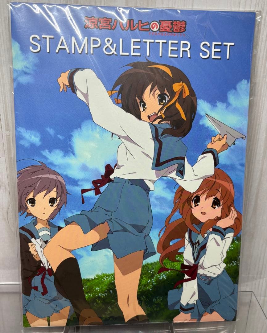 涼宮ハルヒの憂鬱 STAMP&LETTER SET コミケ 京都アニ 新品未開封