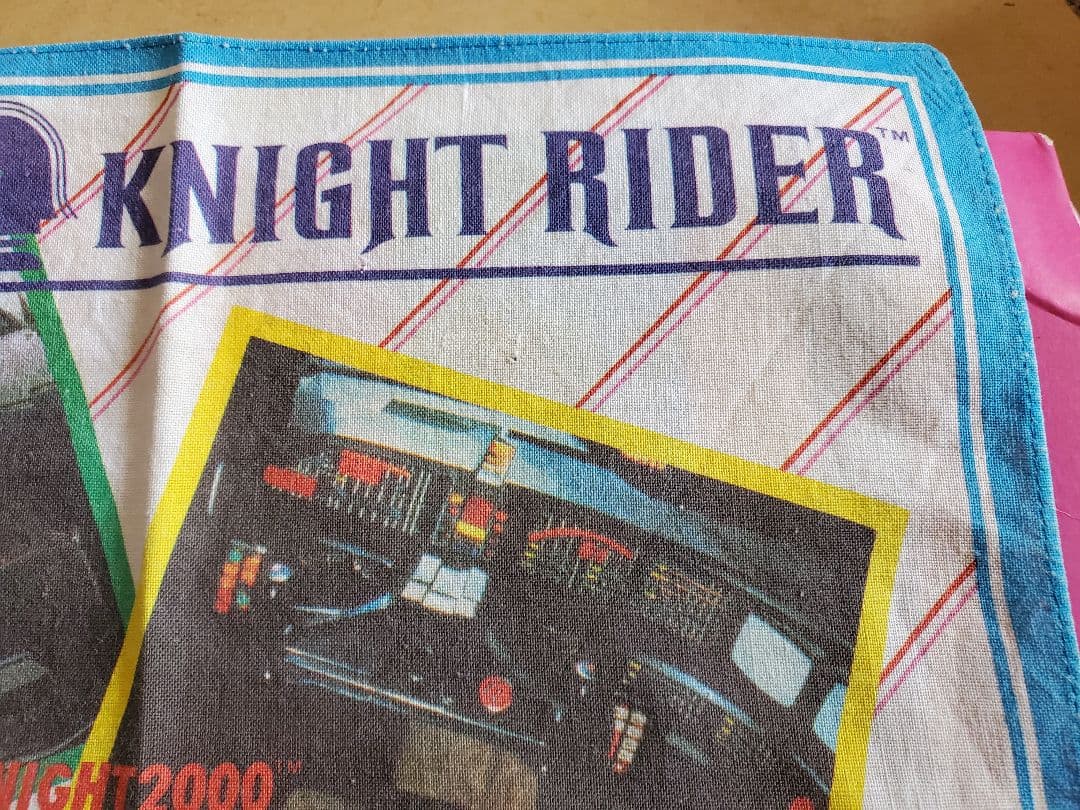 ナイトライダー　昭和レトロ　メガトンキュウレアハンカチ