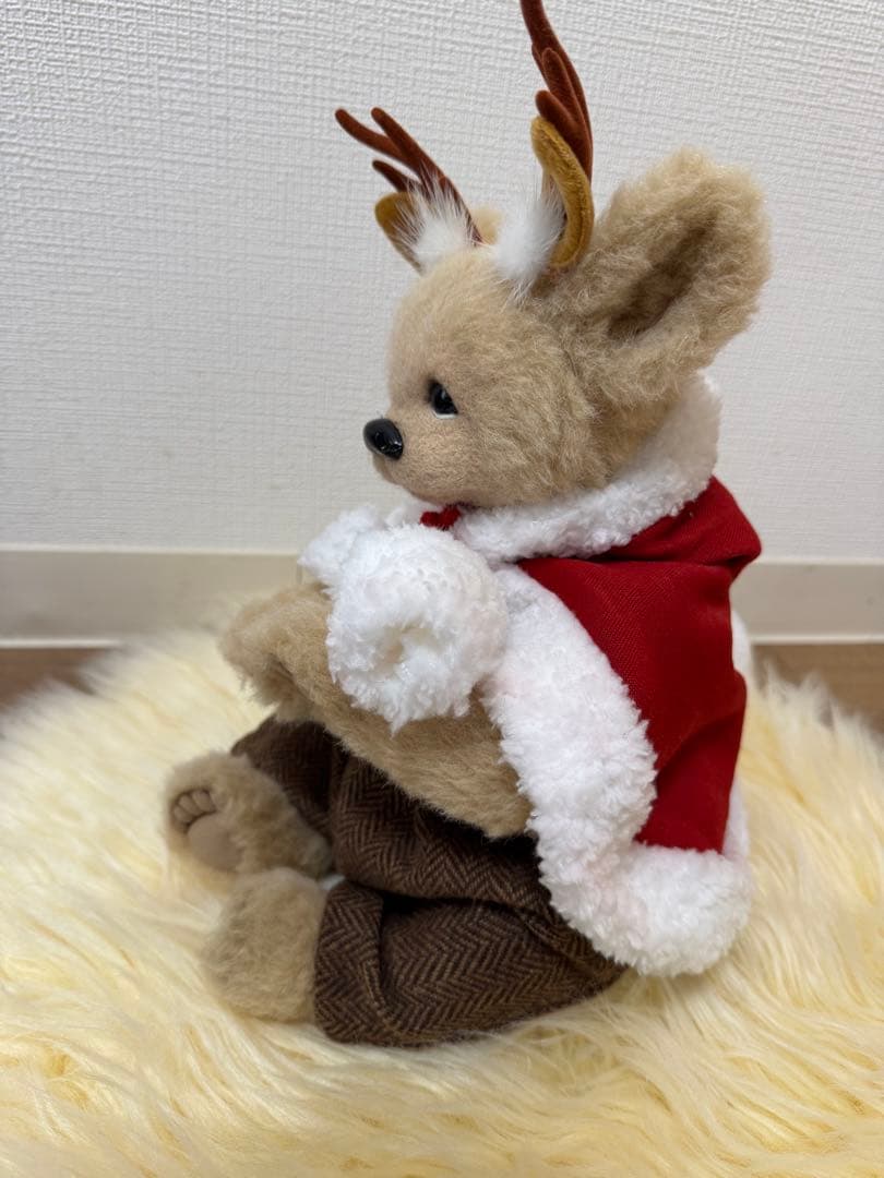 海外作家様作　トナカイコスチュームのテディベア