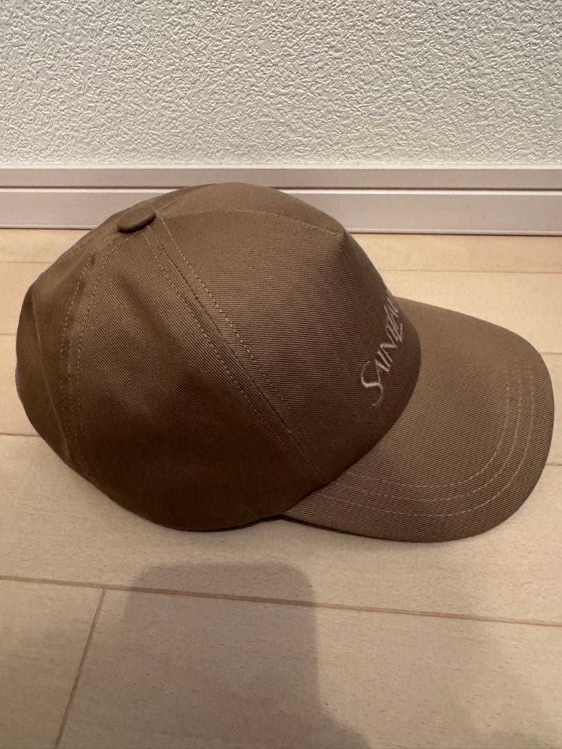 【残3日】SAINT LAURENT キャップ ベージュブラウン 57 サイズ