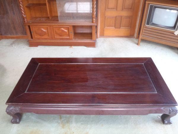 最終値★もったいない　座卓　紫檀　ローテーブル　リメイク用　重い ほぼ送料‼