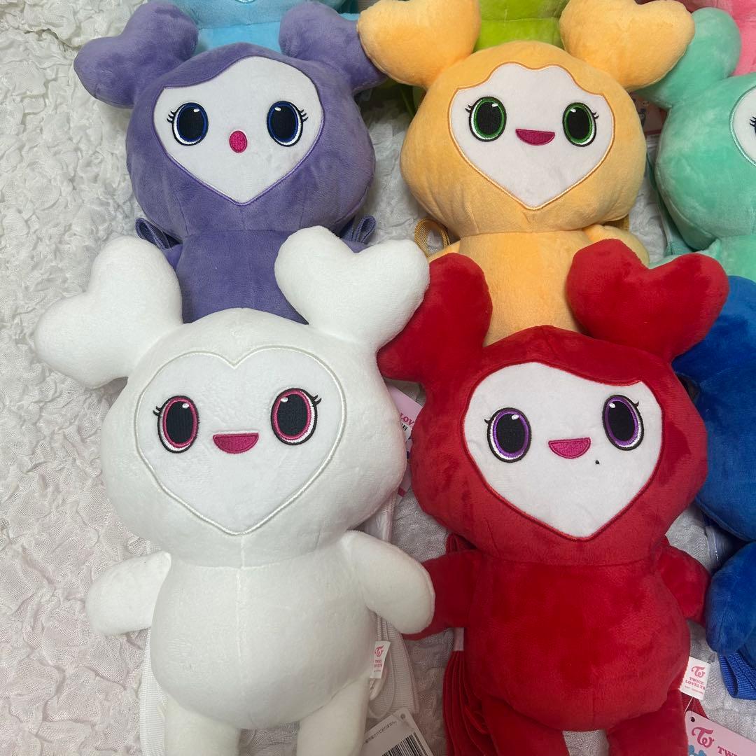 TWICE LOVELYS ぬいぐるみリュック～GiGO限定～ 9体コンプセット