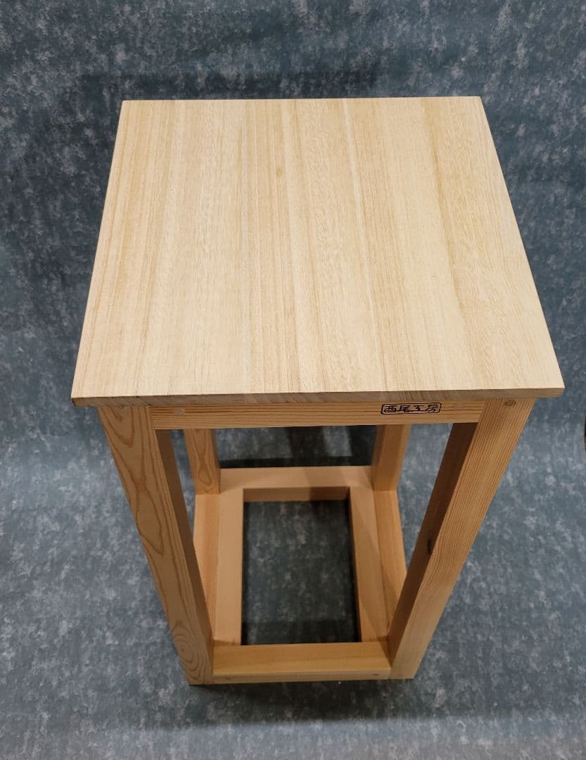 ハンドメイド30cm水槽用 木製 水槽台 高さ約70cm