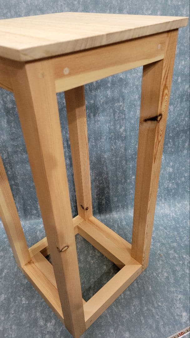 ハンドメイド30cm水槽用 木製 水槽台 高さ約70cm