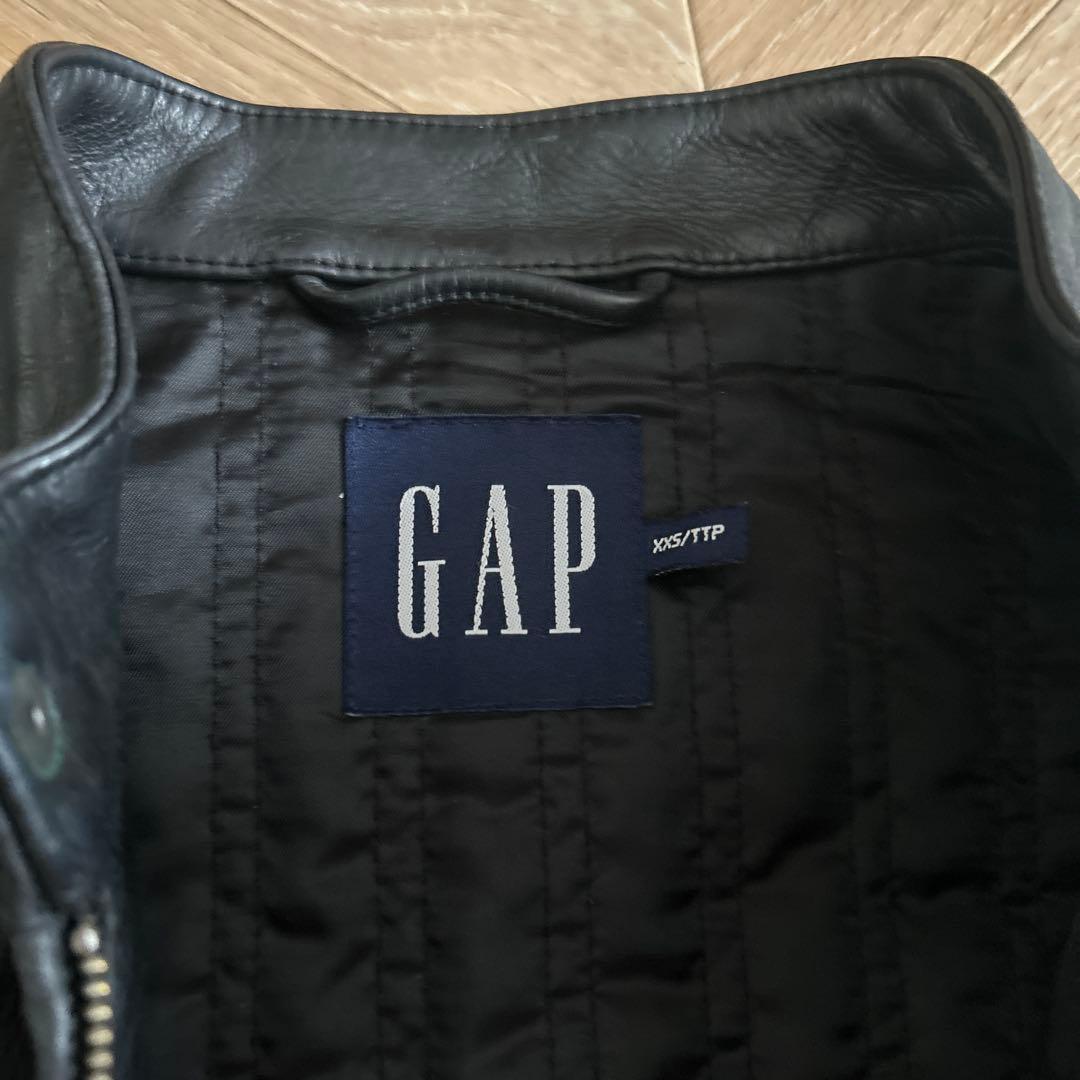 OLD GAP 90's レザー　シングル　ジャケット