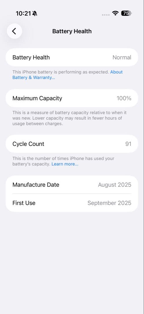 iPhone Air 256G クラウドホワイト　SIMフリー