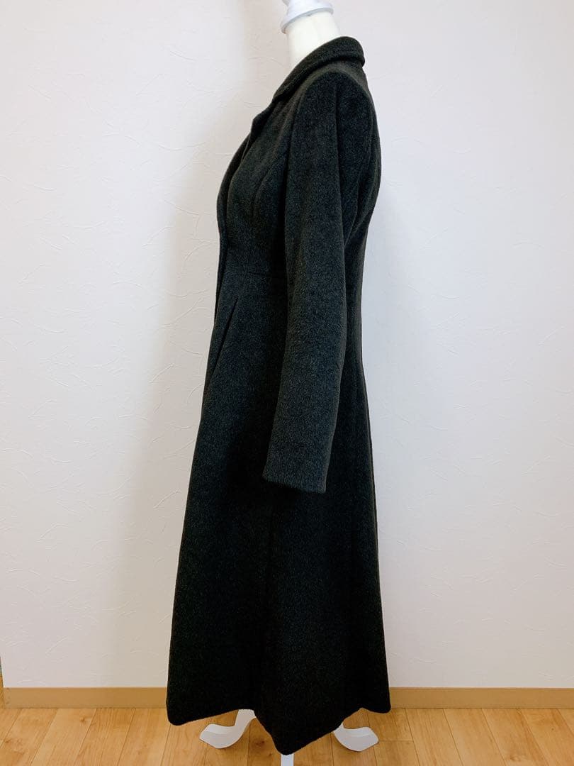 美品 Louere ウエストシェイプフレアチェスターコート M