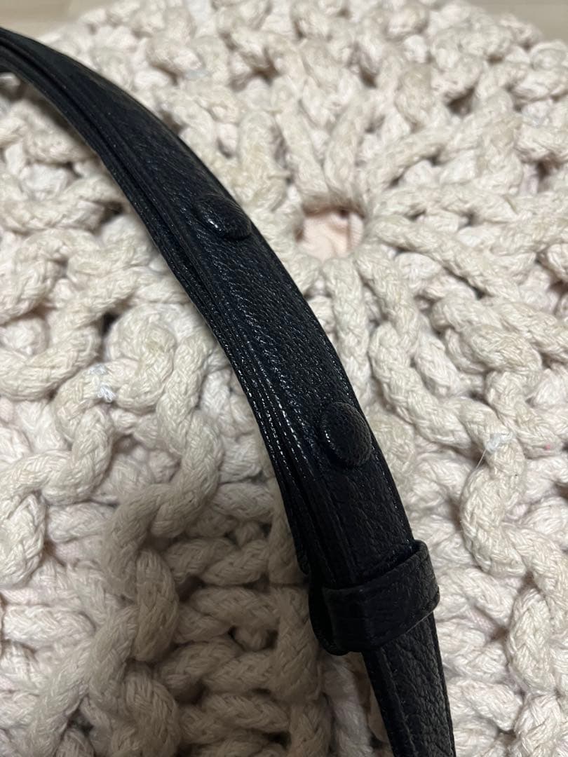 【希少】美品✨トフアンドロードストーン　ショルダーバッグ　ブラックレザー