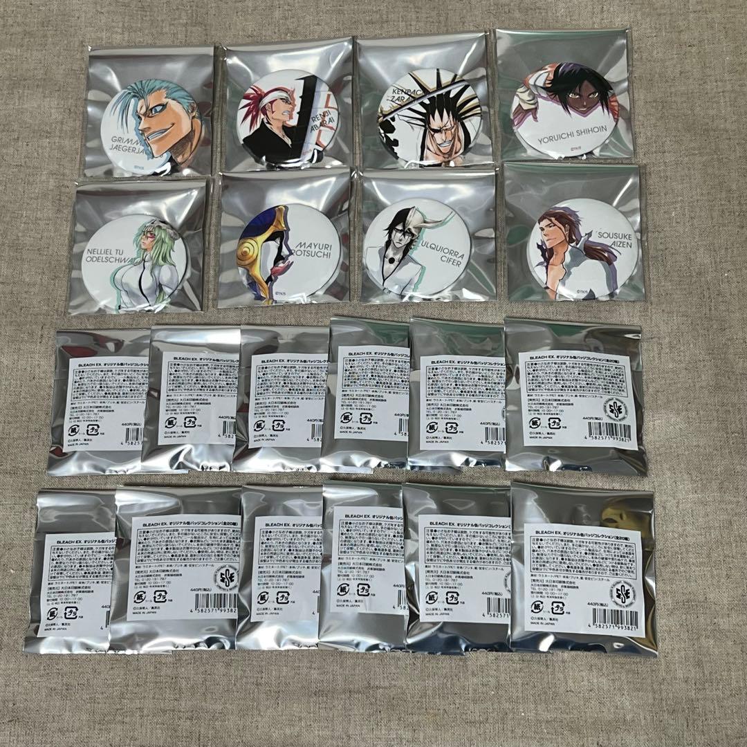 BLEACH展　BLEACH原画展　オリジナル缶バッジコレクション　コンプセット
