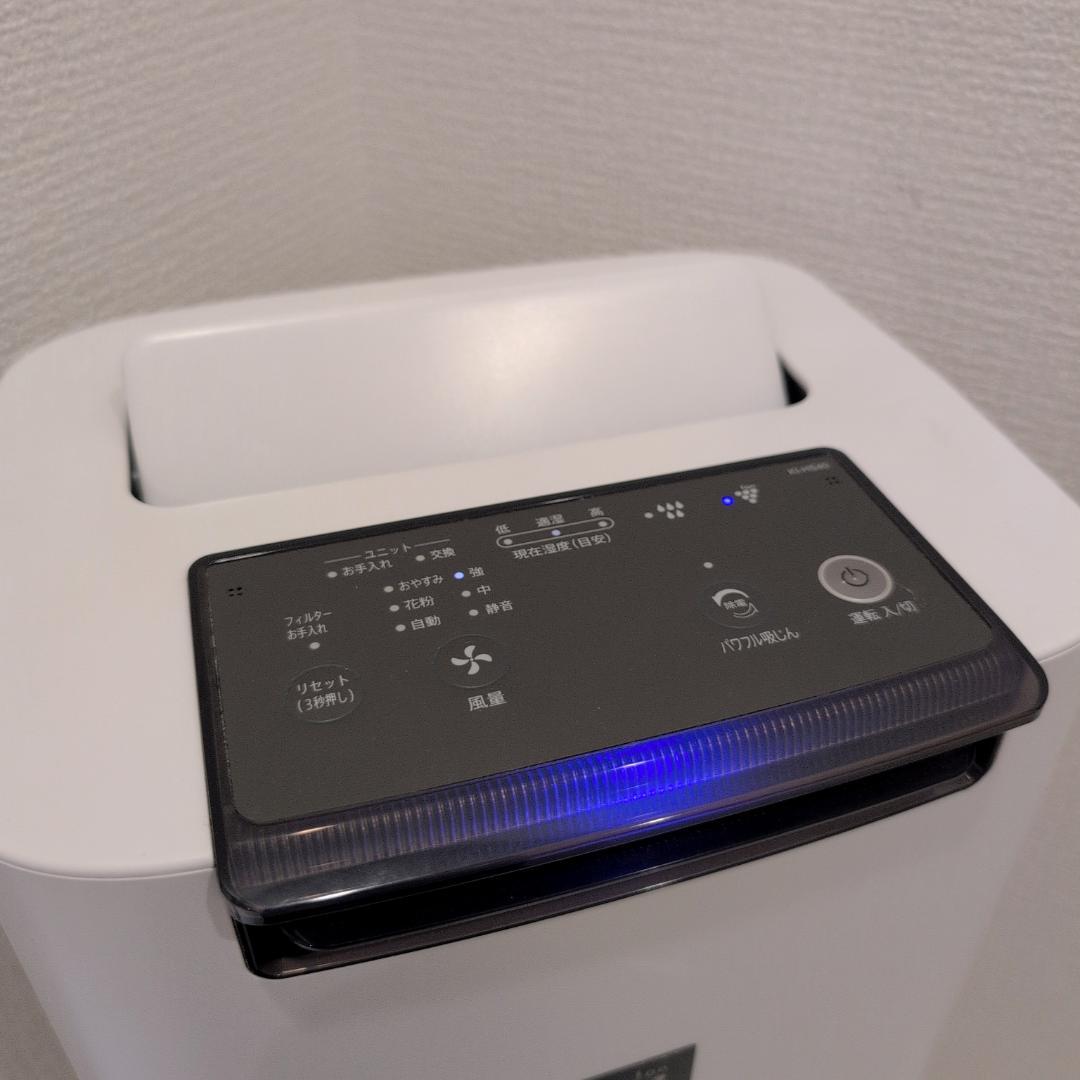 【フィルタ新品交換済】シャープ　加湿空気清浄機　KI-HS40W