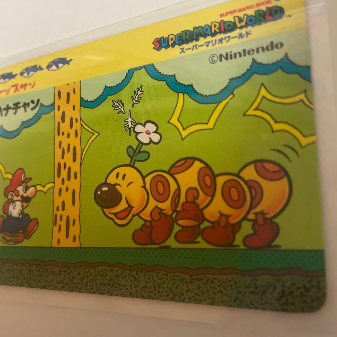 スーパーマリオワールドカード　ハナチャン　トップサン　任天堂　トップ製菓