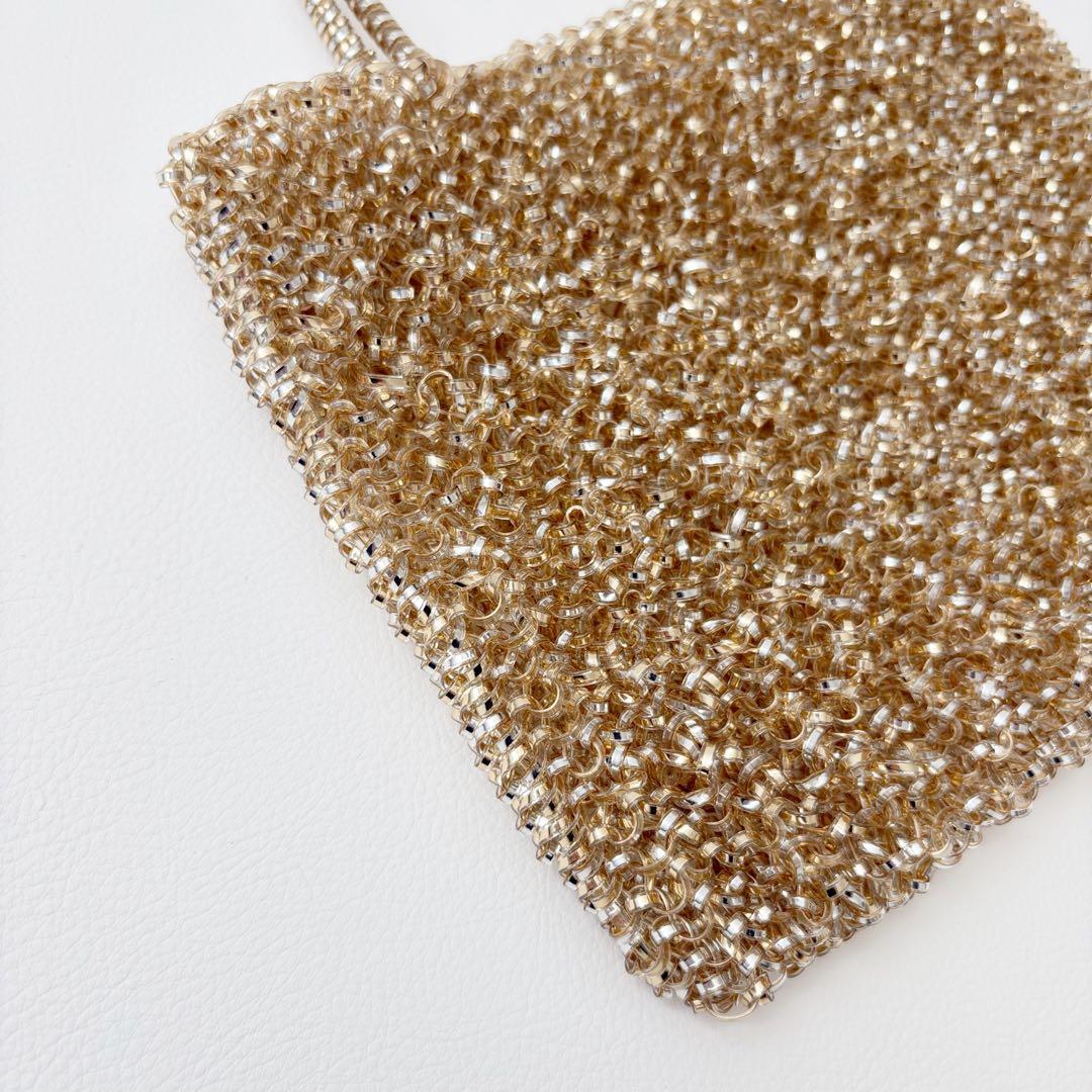 極美品　アンテプリマ　スタンダード　スクエア　ミディアム　シルバーゴールド