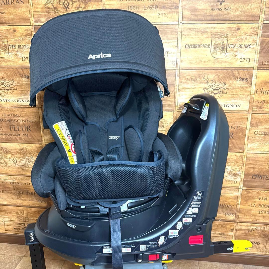 【美品‼︎】Aprica フラディアグロウISOFIX セーフティー+ sブラック