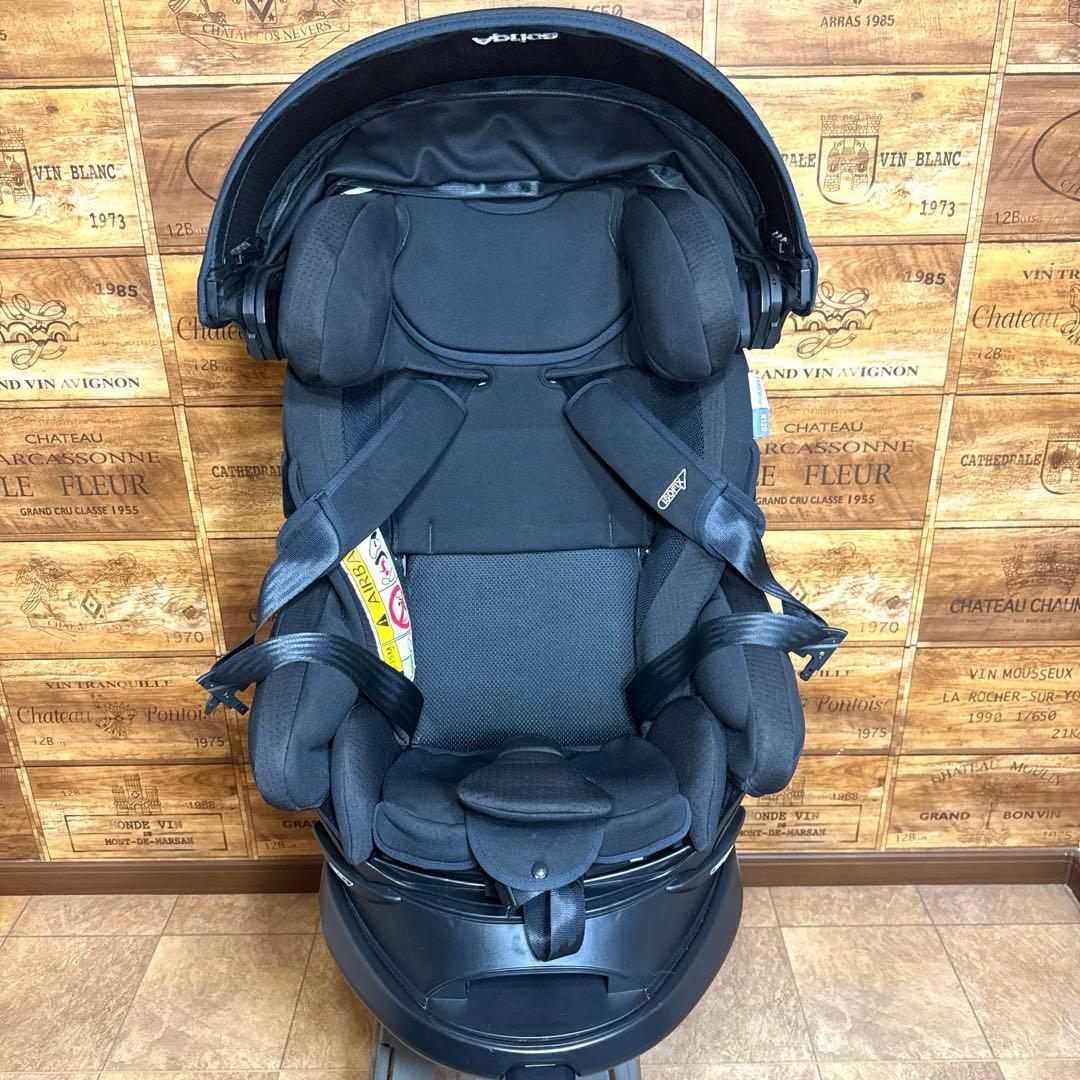 【美品‼︎】Aprica フラディアグロウISOFIX セーフティー+ sブラック