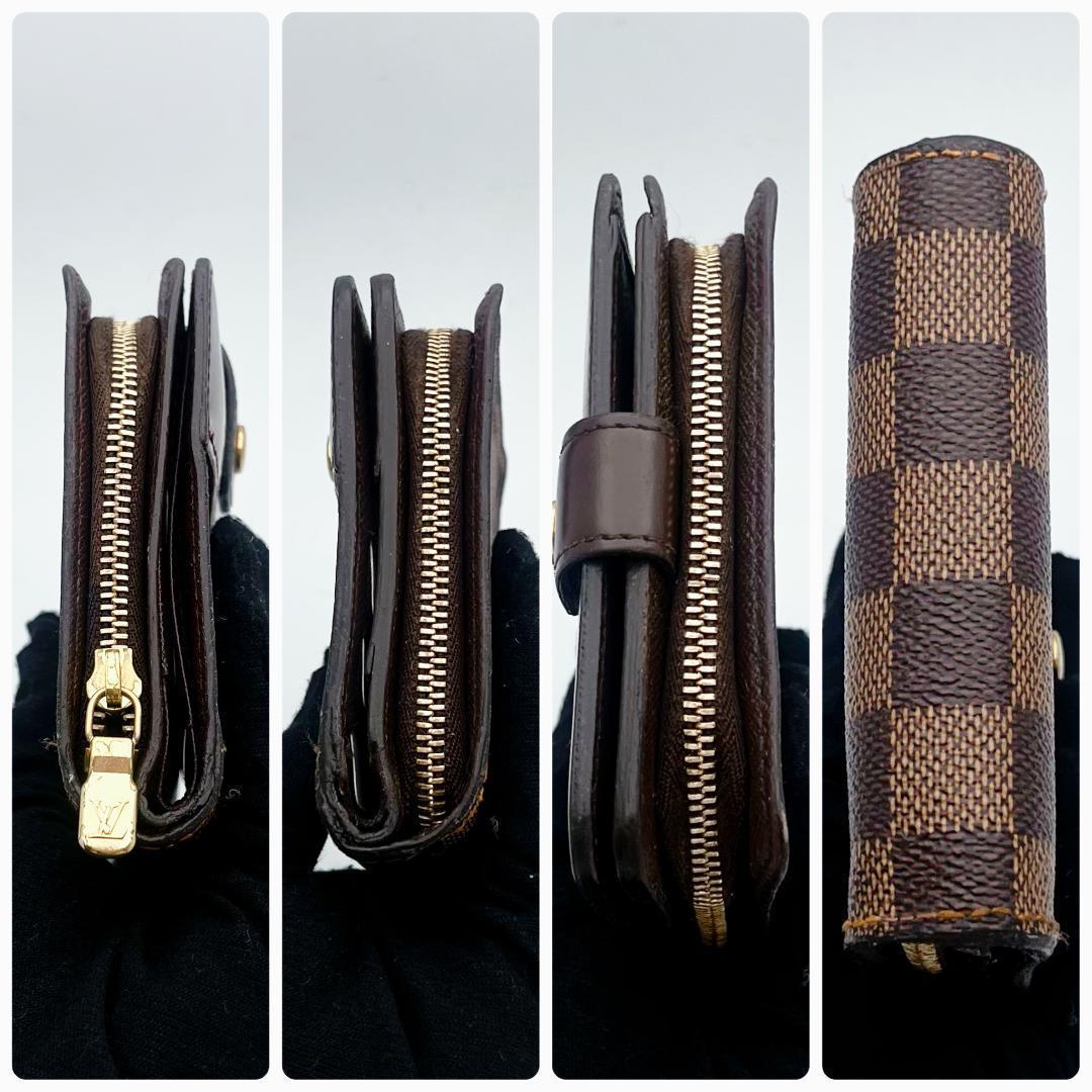 ルイヴィトン 新品未使用 ジッピー ダミエ 財布 正規保証2663