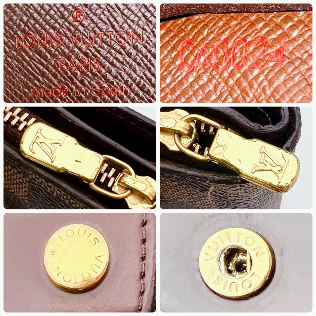 ルイヴィトン 新品未使用 ジッピー ダミエ 財布 正規保証2663