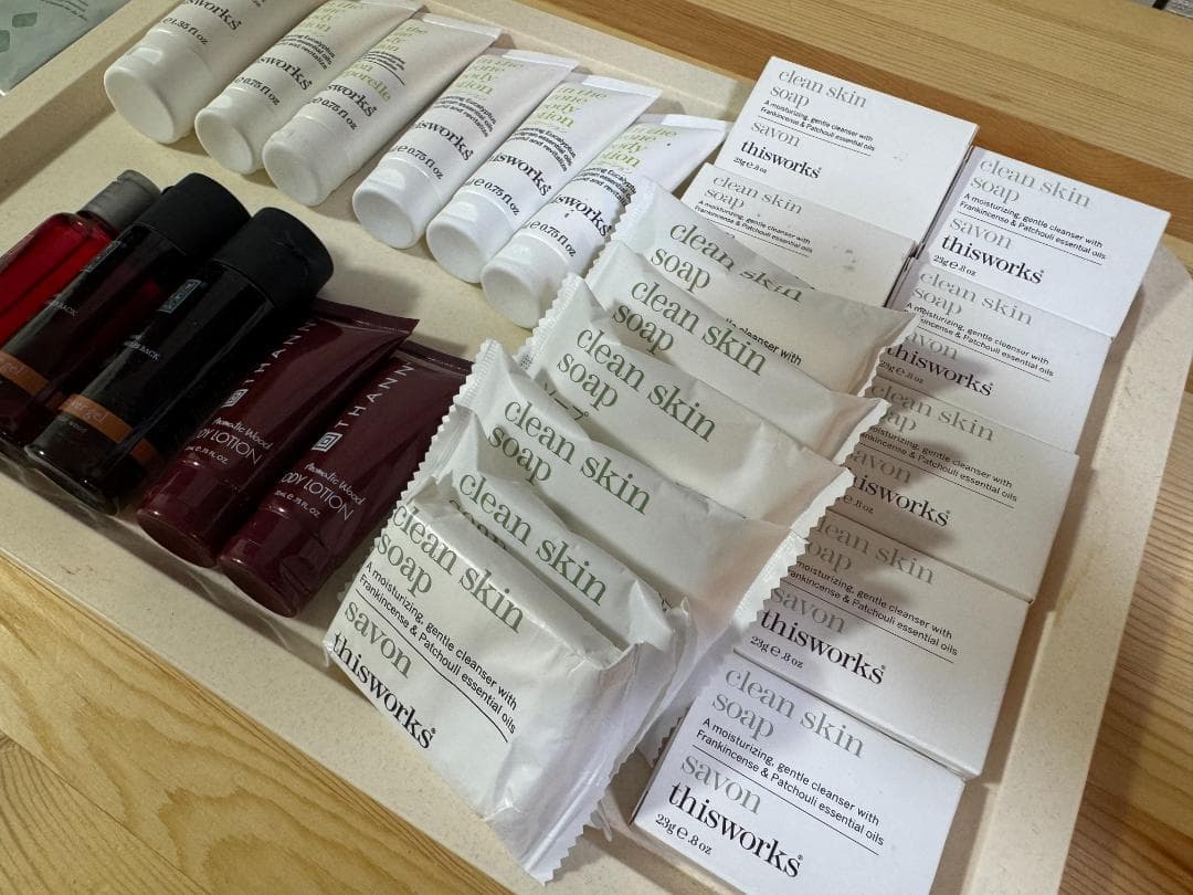 マリオット　アメニティ　THANN　this work　32個