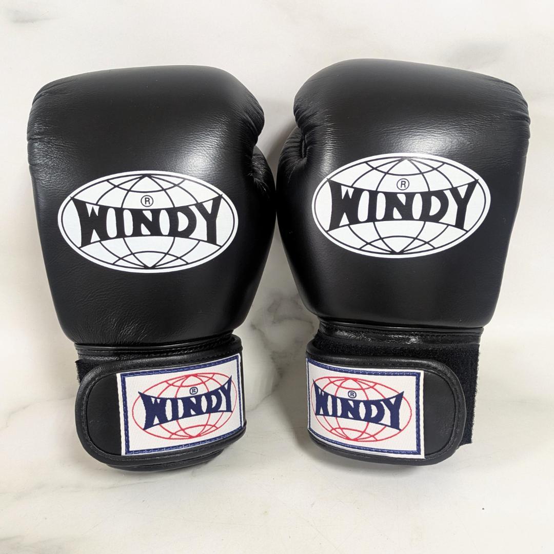 WINDY　ボクシンググローブ 8oz ブラック キックボクシング