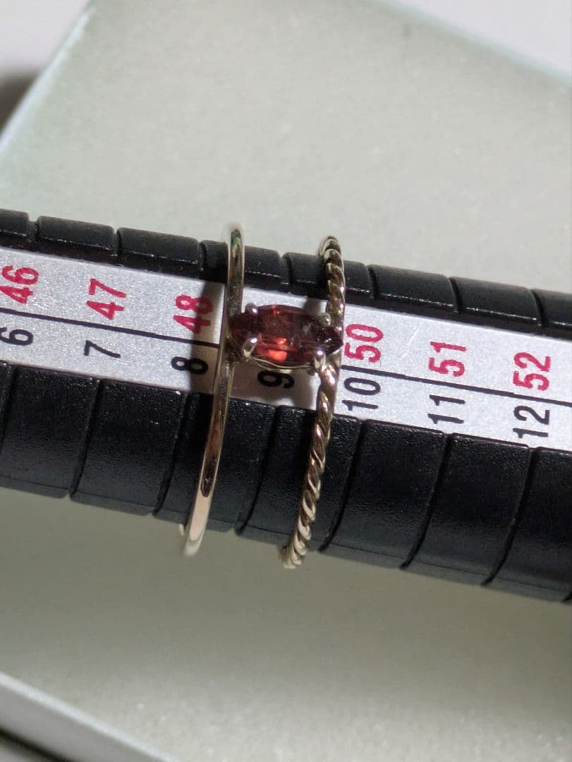 ル*ナ様 k10ガーネット　9号リング