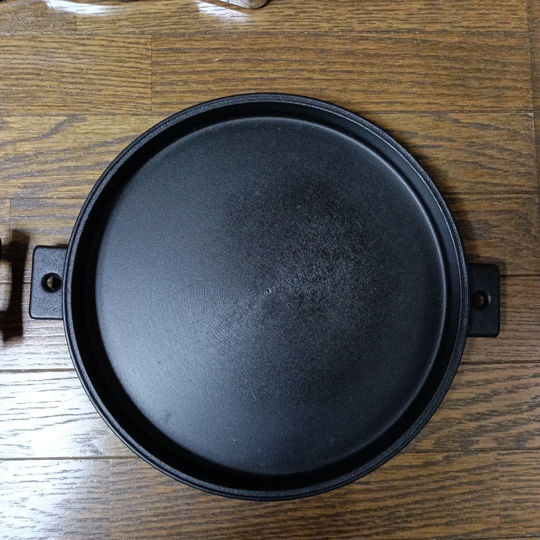 【未使用】大昔の南部鉄器　南部鉄鍋　ビンテージ　三巌堂　箱、栞、検査証付き