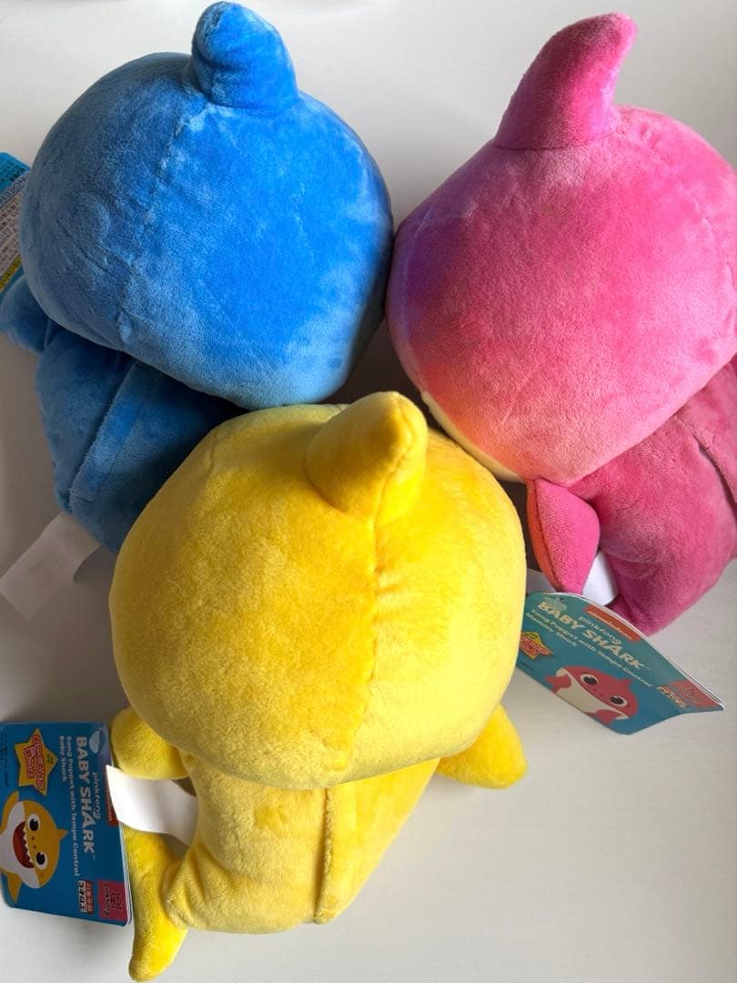 ベイビーシャーク パペット ぬいぐるみ 3点セット