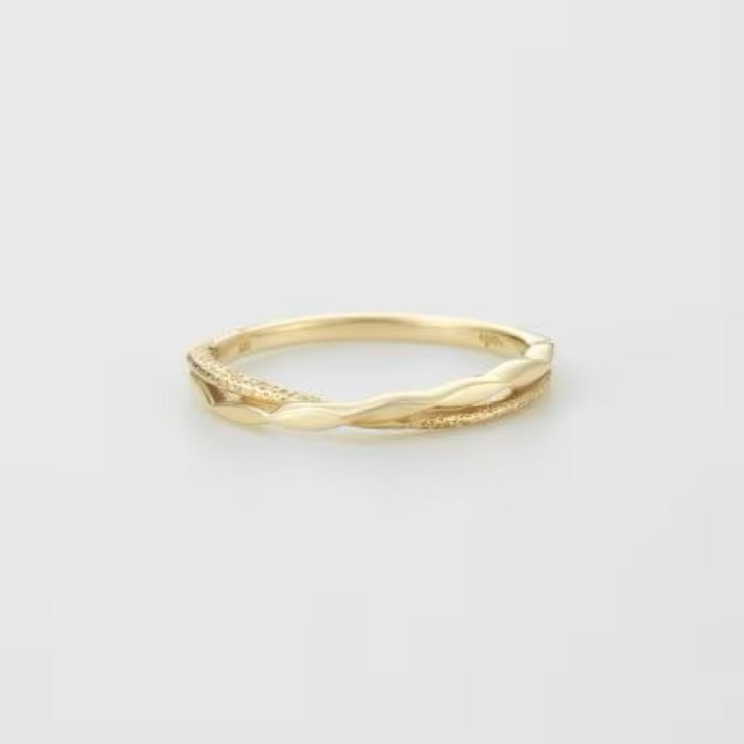 【値下げ】agete アガット K10 ピンキーリング 10184111084