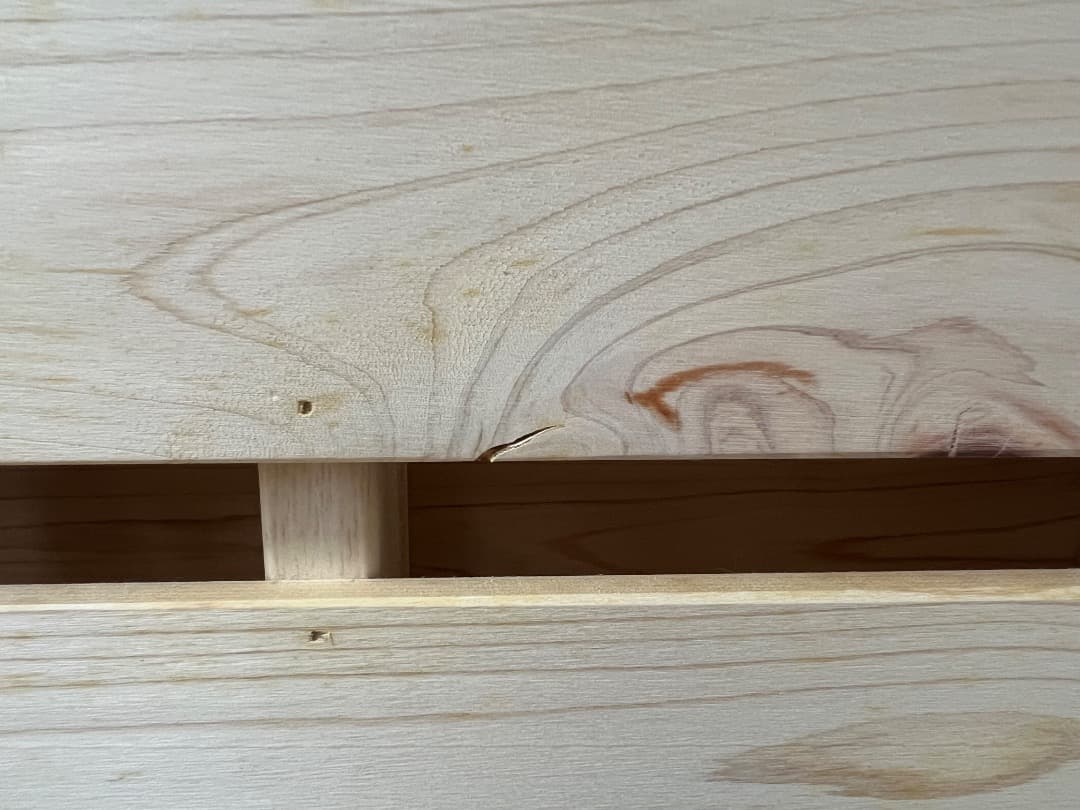 折りたたみ　すのこ　ベッド　中居木工　シングル　ハイタイプ