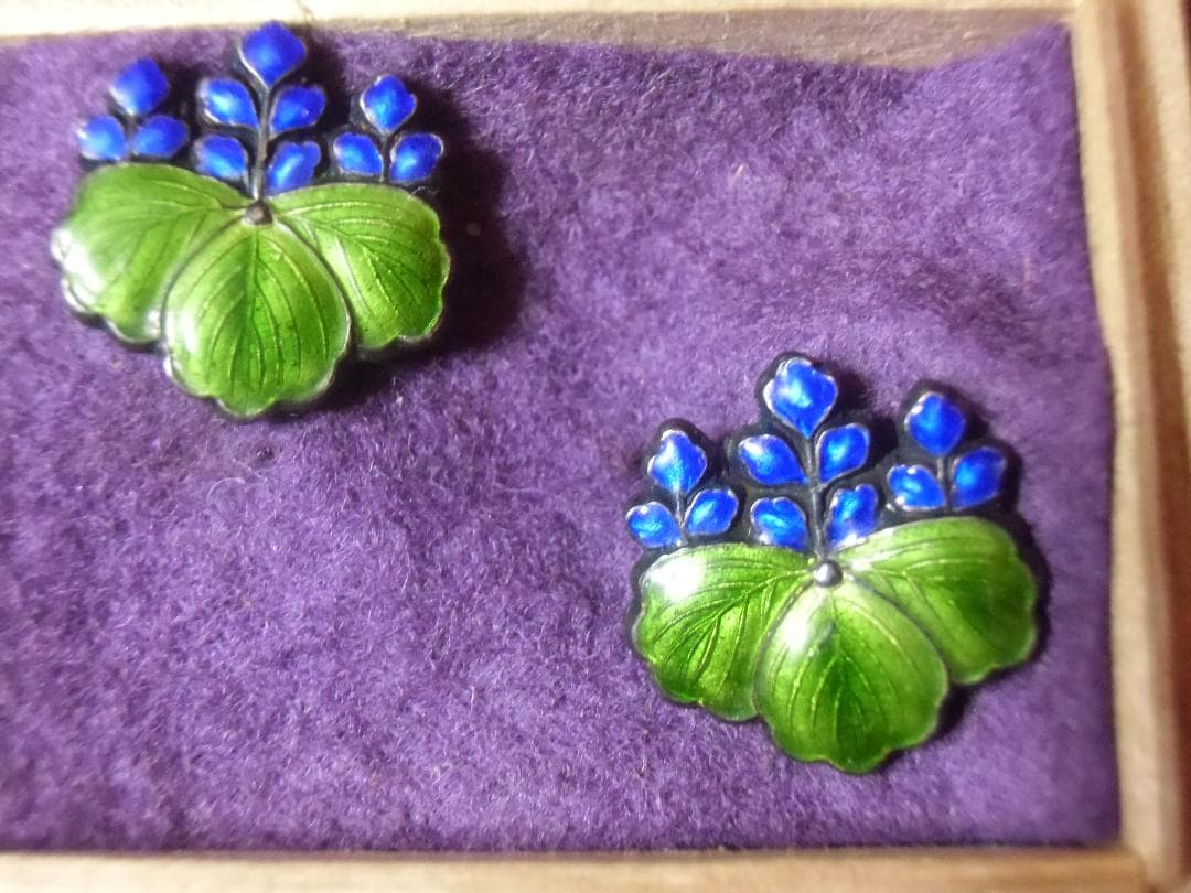 ●日本の勲章/日本軍/徽章＊五三桐＆竹の純銀カフスボタン（実物）