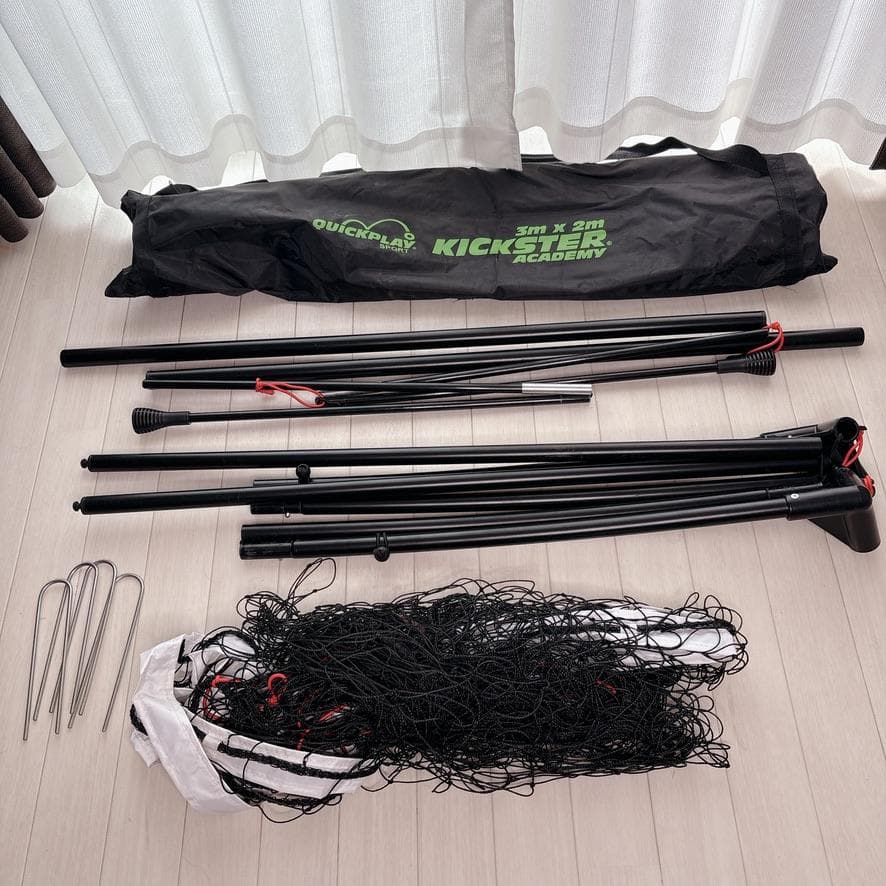 QUICKPLAY KICKSTER 3m×2m フットサル ゴールネット 2台