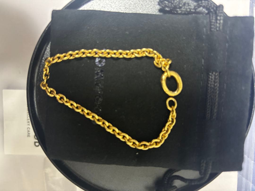 you⭐︎TOMWOOD ゴールド チェーンブレスレット7インチ