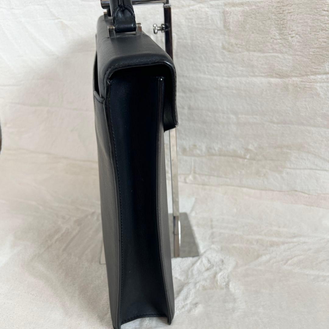 ロエベ　 ビジネスバッグ ブリーフケース ハンドバッグ 　レザー　ブラック