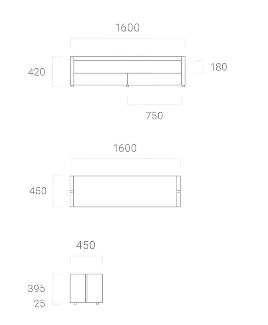 ARMONIA アルモニア AICA テレビボード 160cm