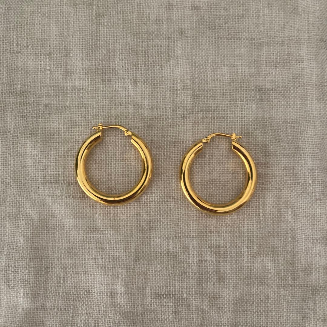 【新品・未使用】ジルサンダー フープピアス