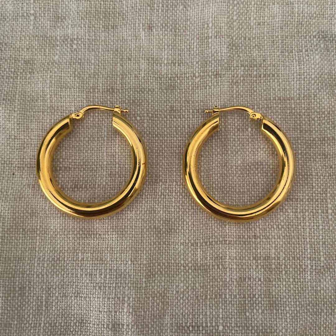 【新品・未使用】ジルサンダー フープピアス