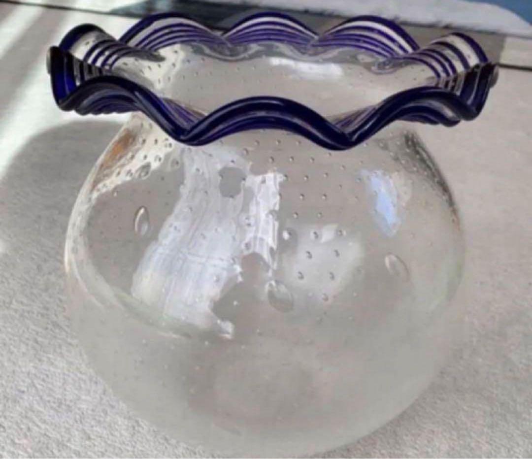 金魚鉢　ガラス　大きめサイズ