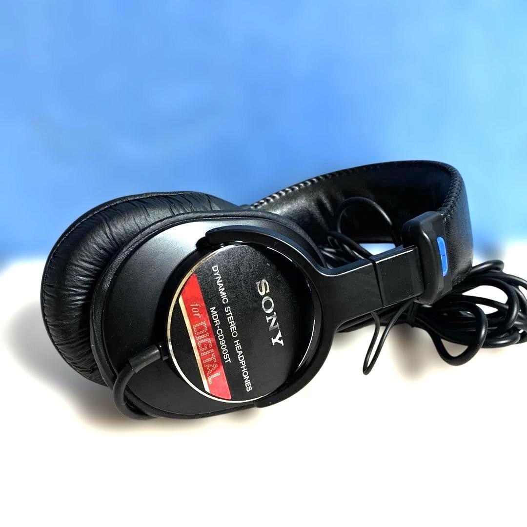中古動作美品SONY MDR-CD900ST スタジオモニターヘ ッドフォン
