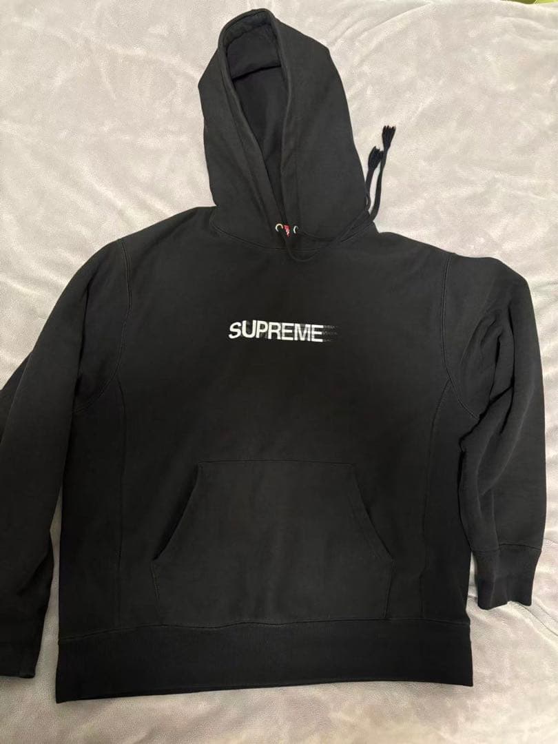 Supreme シュプリーム　モーションロゴ　パーカー　スウェット　Mサイズ