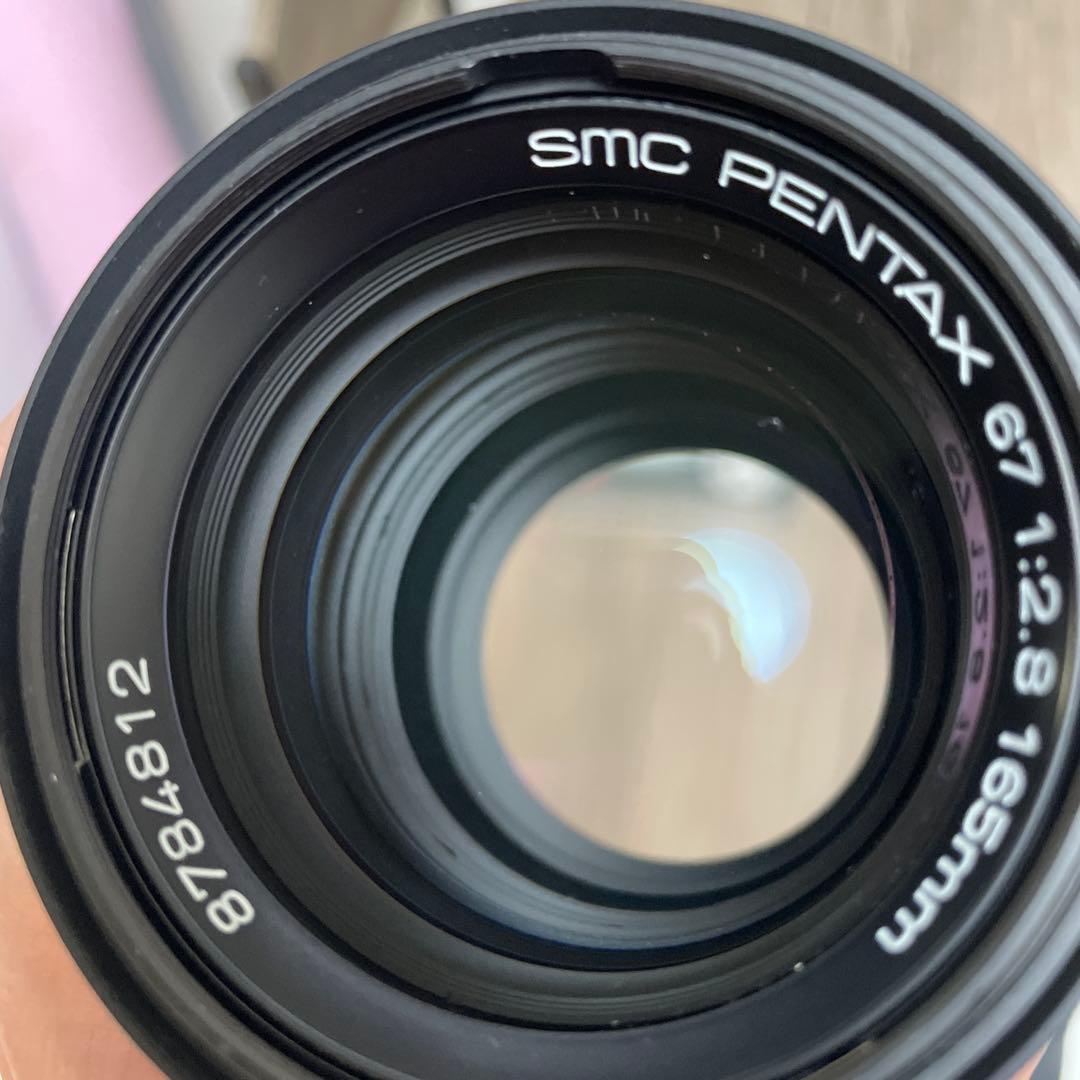 PENTAX 67ii 105mm 2.4 165mm 2.8 付属品あり完動品
